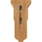 Ekena Millwork 5"W x 5 3/4"D x 10"H Medium Reyes Wood Corbel, Red Oak CORW05X05X10RYRO - alternate 4